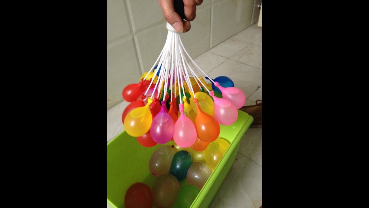 How to fill magic bunch of water balloons YouTube