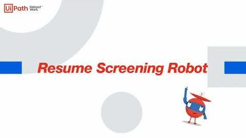 AI-enhanced UiPath robot screens resumes and makes decisions