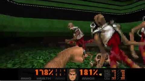 Doom 2: Sunlust Map27: Emerald Spire: UV Max in 6:58