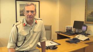 General Sir Nicholas Houghton wishes Blind Veterans UK a happy 100th birthday