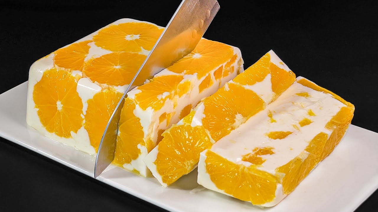 Nur Milch und Orangen! Leckeres und gesundes Dessert in nur 5 Minuten ...