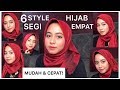 Model Hijab Segi 4 Rawis