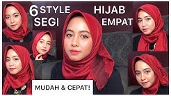 6 TUTORIAL HIJAB SEGI EMPAT RAWIS MUDAH&CEPATâœ¨ #PART1 - Durasi: 10.10. 