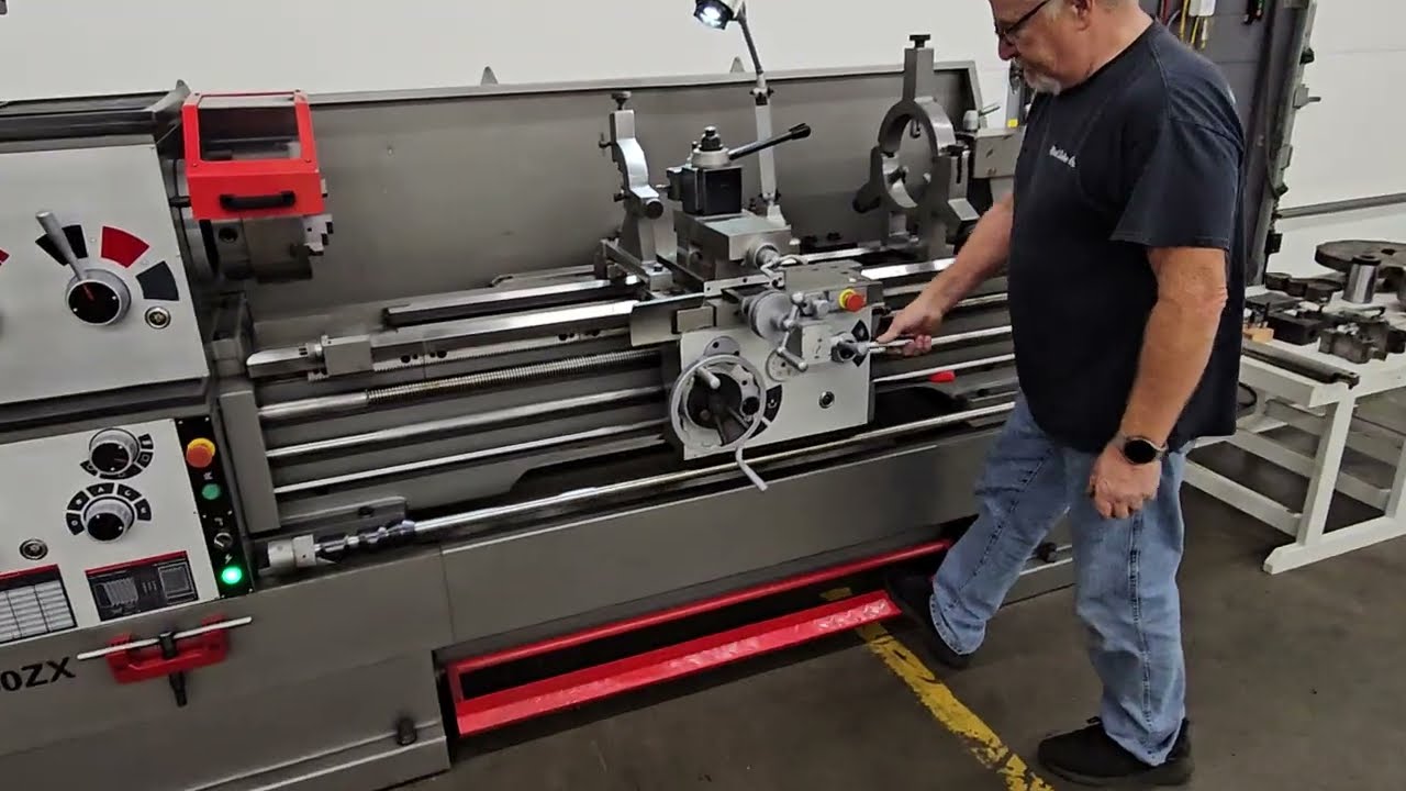 NICE Jet GH-1880ZX, 3.125” Through Hole, With Acu-Rite DRO & Taper