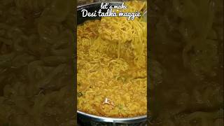 Desi Tadka Maggi Recipe 🍜🔥 | Street Style Masala Maggi in 5 Minutes 😋 #shorts #ytshorts #shortfeed