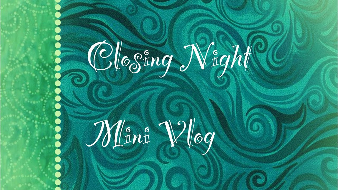 Les Mis CLOSING NIGHT | mini vlog