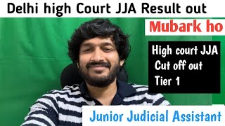 High court Junior Judicial Result Out|DELHI HIGH COURT JJA| Dhc jja cut off tier 1| #delhihighcourt 