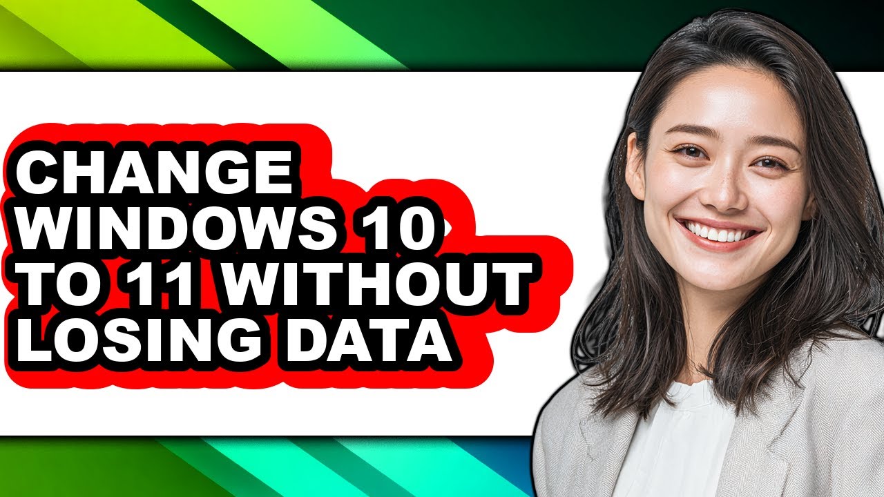 How to Change Windows 10 to 11 Without Losing Data - Step by Step - YouTube