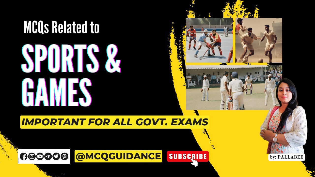 Assam Police & ADRE Grade III & IV🔥MCQs on SPORTS AND GAMES [Part 1] | MCQ Guidance