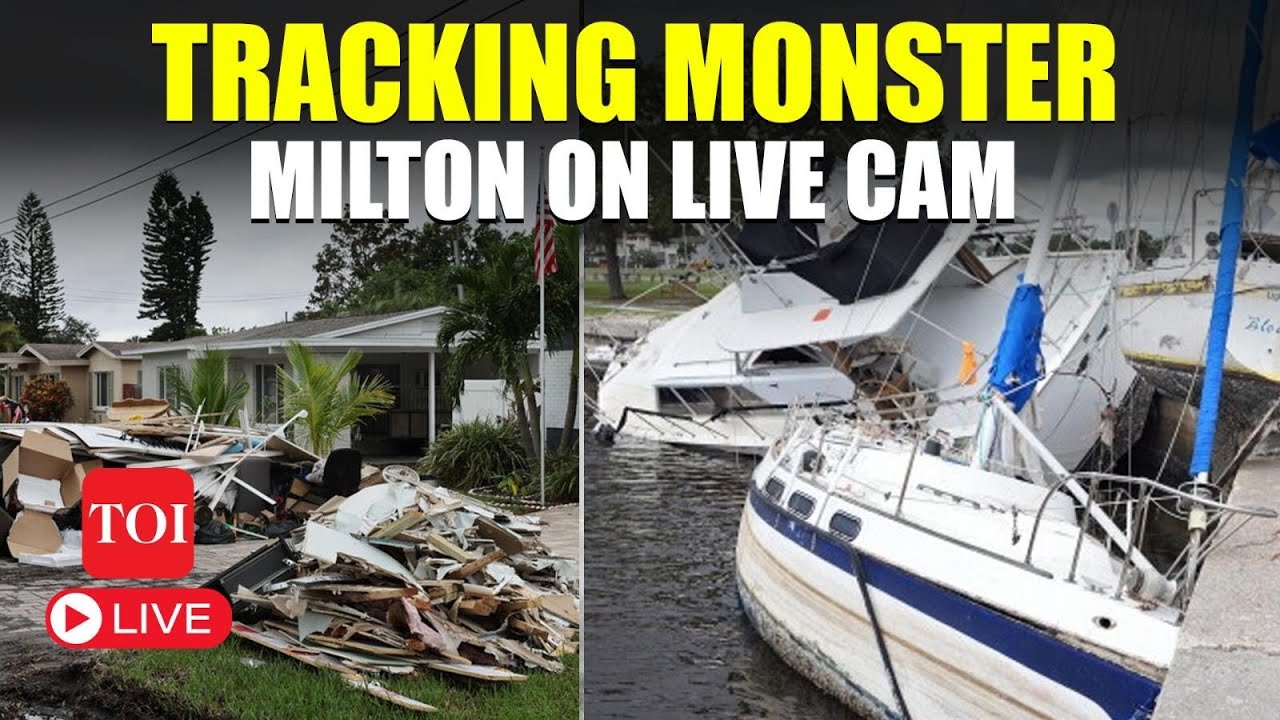 Hurricane Milton LIVE CAM I Tracking Monster Storm I Tampa Bay Area I ...