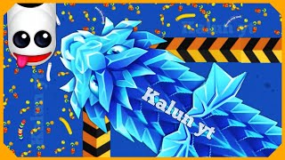 🐍WORMSZONE.IO | Giant Slither Snake Top 01 🏆 | Epic Worms Zone Biggest Snake Gameplay! | Kalun yt screenshot 1