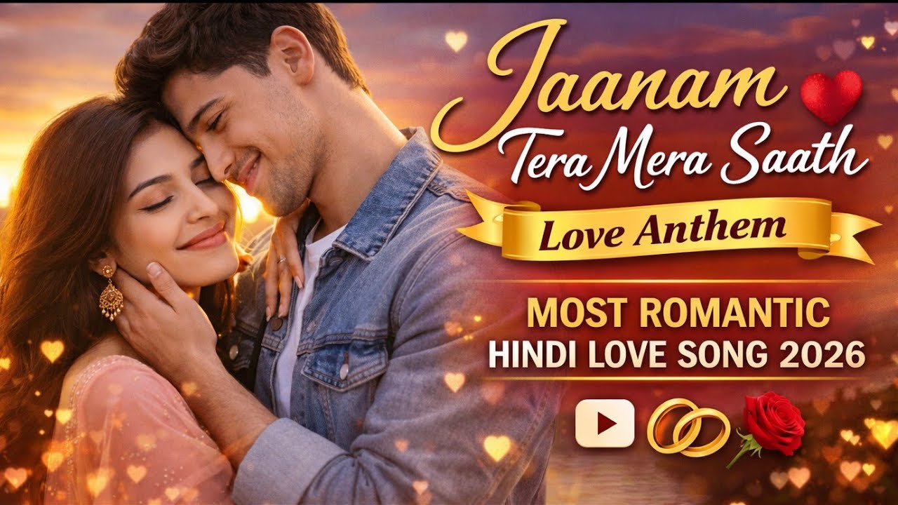Jaanam Tera Mera Saath ❤️ Love Anthem । Official Music Video | Romantic Hindi Song 2026 