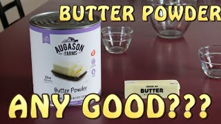 Butter Powder ~ Good or Gross???