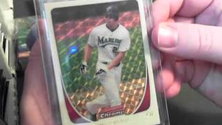 Mike Stanton Superfractor 2011 Bowman Chrome Baseball Group Case Break #1