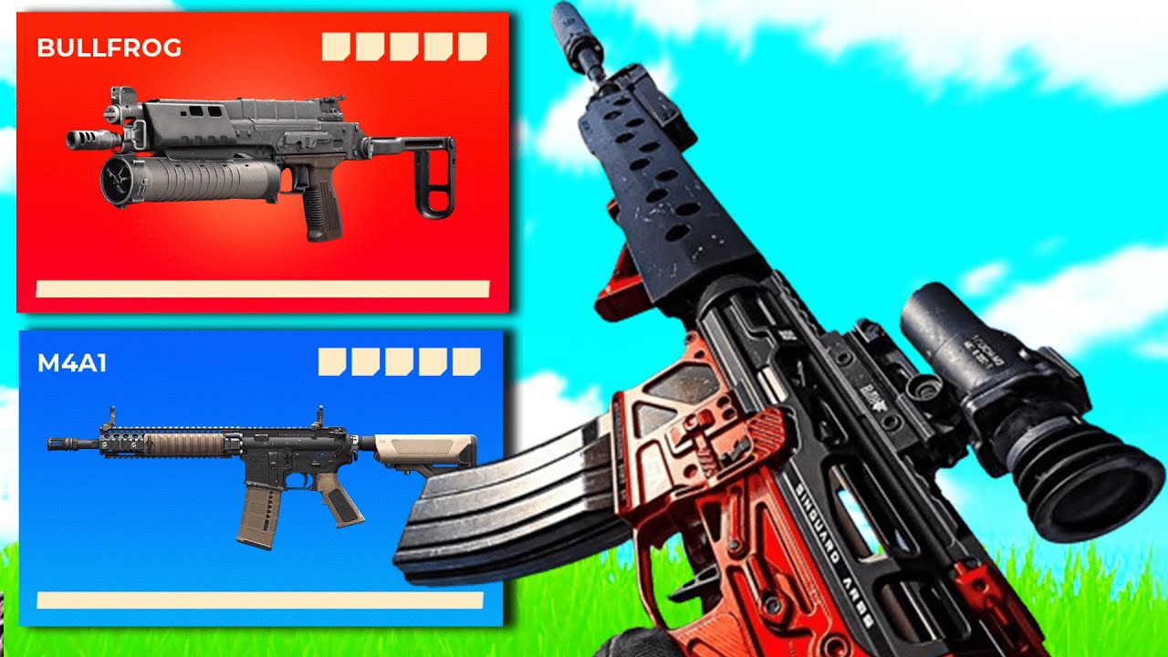 testing the NEW M4A1 on REBIRTH ISLAND … 🏝️