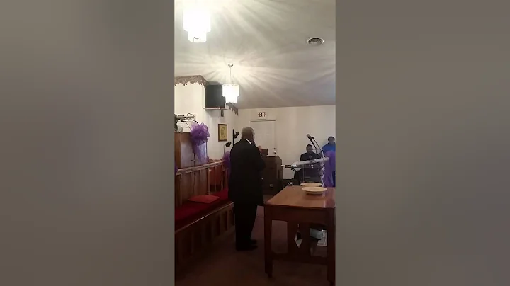 Elder Aster Cooper at Macedonia Temple COGIC