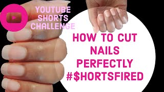 #Cutting my long nails |Youtube #shorts nail growth journey #shortsfired how to cut nails perfectly