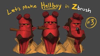 003 - Let's Learn Zbrush and Make Hellboy Together
