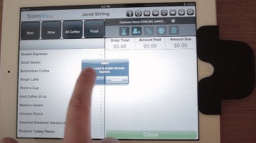 Mobile Payment Tutorial: How to setup and use the bluetooth bar-code scanner in SalesVu