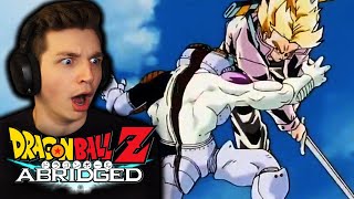 Trunks ROLLS Frieza!! | DBZ: Abridged REACTION Episode 33