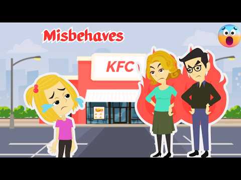 Sofie not BEHAVING at KFC! 🍗 Throws Tantrums & Scolded