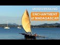 Enchantment of Madagascar. Local sailing boats setting sail in Madagascar.