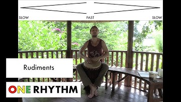 RUDIMENTS - ONE Rhythm Free Tutorial - Handpan Joe