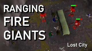 Ranging Fire Giants - GP & XP | Lost City - 2004scape