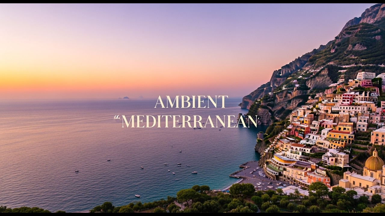 Italian Paradise 4K Mediterranean Vibes & Scenic Coastline  Relaxing Lake Como & Amalfi Views