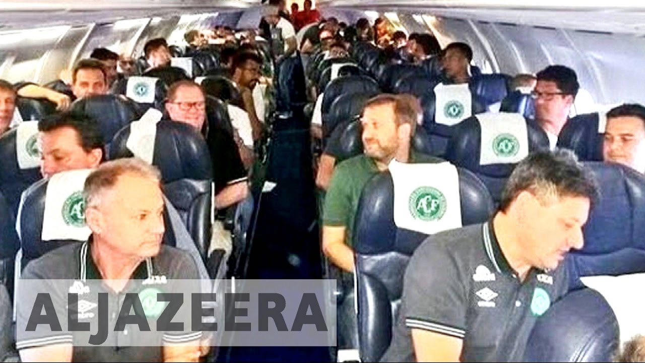 أعضاء فريق شابيكوينسي البرازيلي على متن الطائرة المنكوبة
