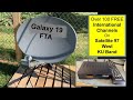 Over 100 free TV channels on Satellite 97 West Galaxy 19 KU Band