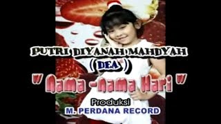 Putri Diyanah Mahdyah  Nama Nama Hari