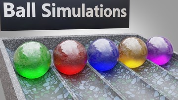 Marble Race Animation  V09