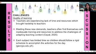 Challenges and Coping Mechanisms of Teachers in the F2F Learning by Maria Cristina A. Elli