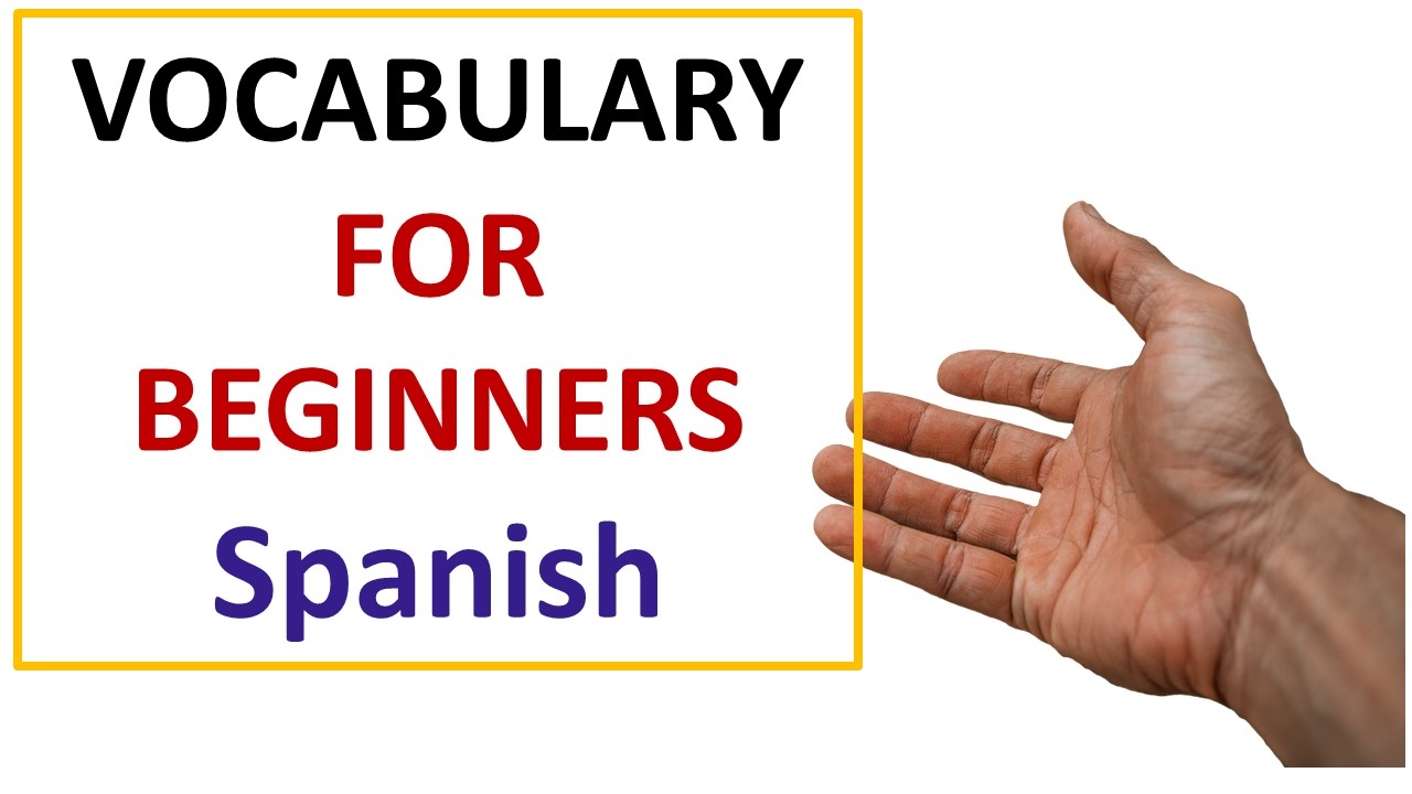 [Spanish for beginners] 42 minutes to learn Spanish vocabulary