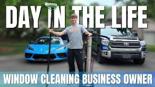 day in the life of a 6 figure a month window cleaning business owner