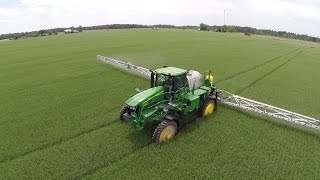 John Deere 4730 Sprayer from 450 Quadcopter GoPro H3+ Black 1242 Self CF Props MultiStar 2212