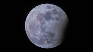 Partial Lunar Eclipse - 2023 Timelapse
