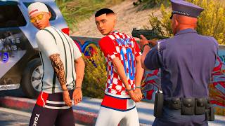 GTA V : VIDA DO CRIME - MEU IRMÃO FOI PRESO PELA POLICIA DEU RUIM !! O FILME
