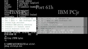 DEBUG.COM simple PCjr patching tutorial