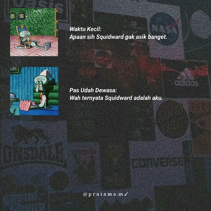 Story Wa Squidward | DJ Maimunah Poding - Story Wa Kekinian | Literasi 30 detik Keren!!!