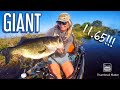 BIGGEST bass of my LIFE! (TWO PBS broke)