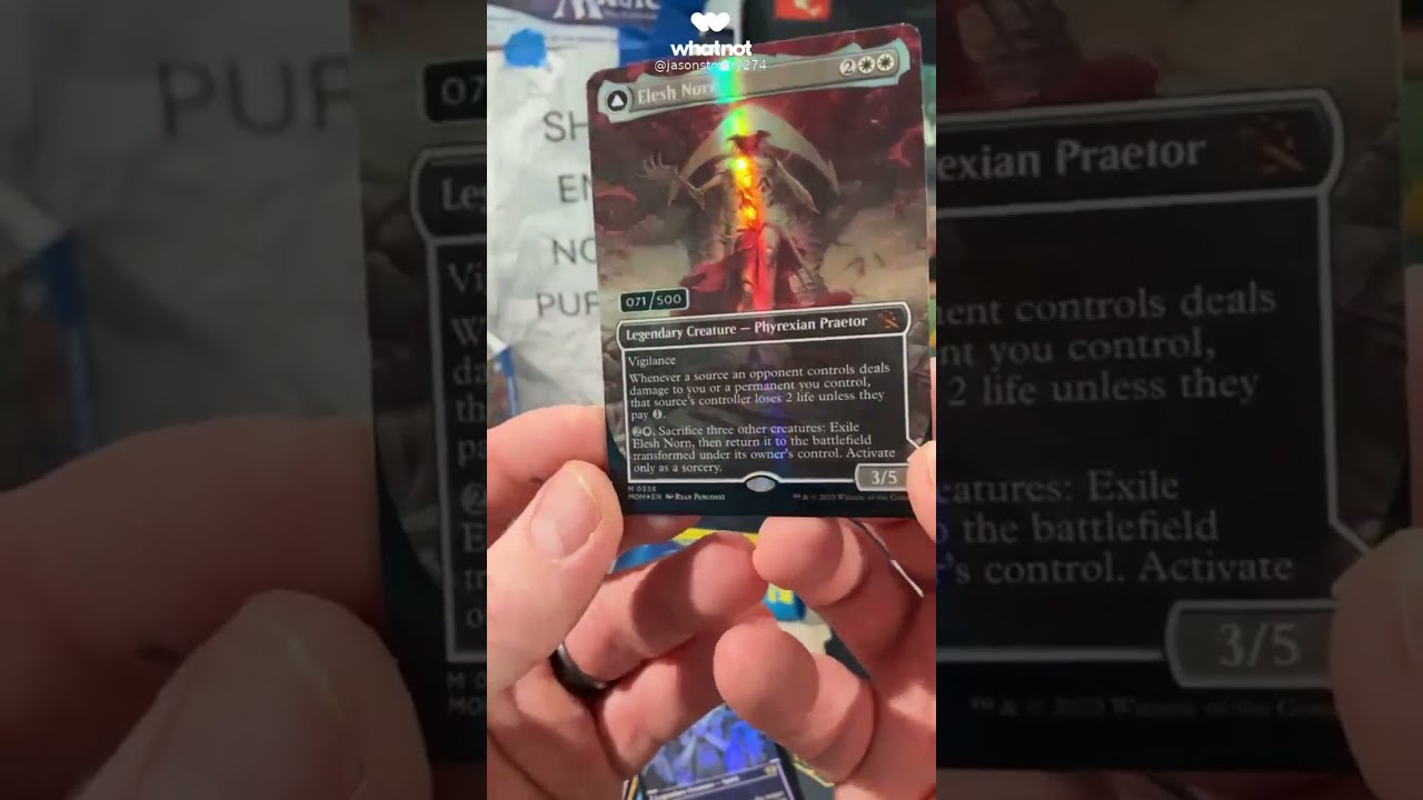 A Whole Bunch Of Serialized Magic The Gathering Pulls