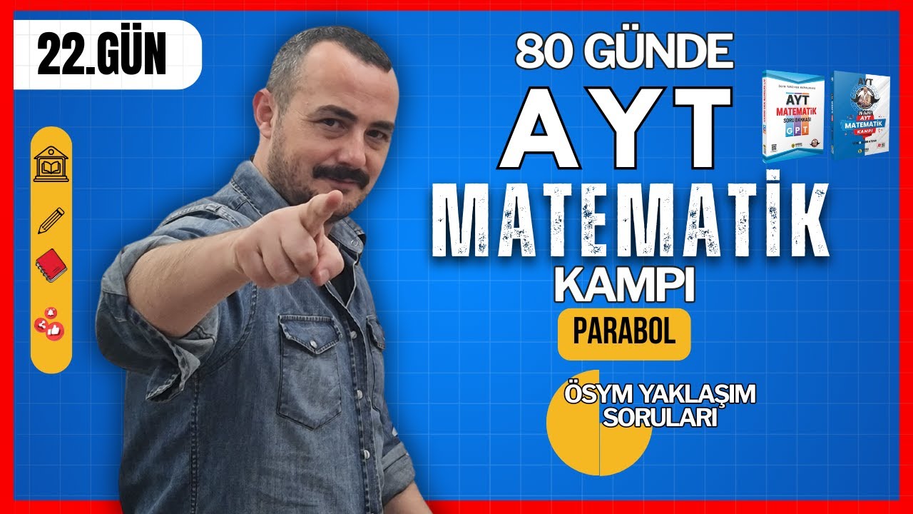 ÖSYM Yaklaşım Parabol | 80 Günde AYT Matematik Kampı | 22. Gün | Parabol 9