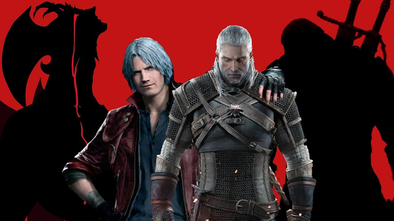 ⁣Кто сильнее: Геральт или Данте? Devil May Cry VS Ведьмак | Вергилий? Неро?