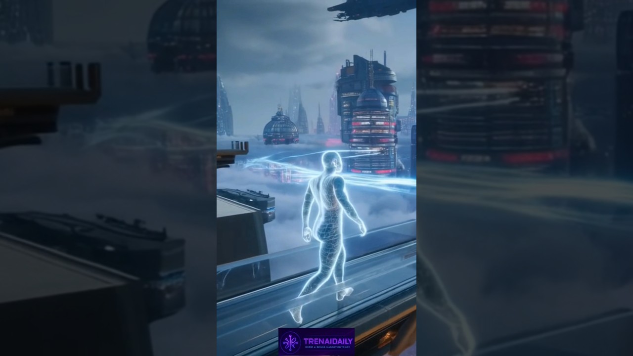 When AI Dreams in Neon 🌌 | Epic Futuristic City Animation 