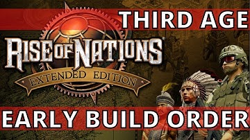 RISE OF NATIONS | EARLY BUILD ORDER TUTORIAL - THIRD AGE - TWO CITIES STRATEGY