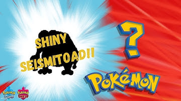 Shiny Seismitoad Reaction!!