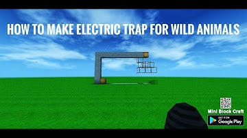 Survival how to make electric trap Mini block craft