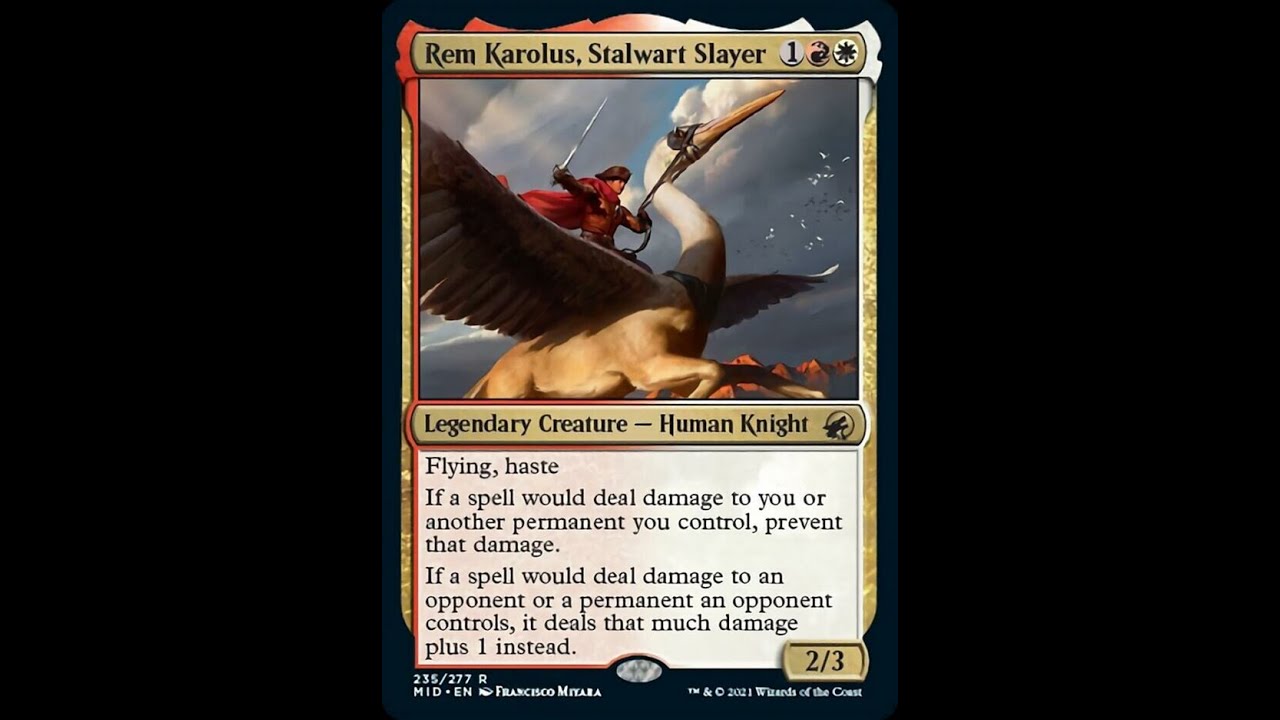 Rem Karolus Stalwart Brawl Deck (Innistrad Midnight Hunt) YouTube